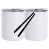 10 oz. White Stainless Steel Short Tumbler Thumbnail