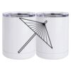 10 oz. White Stainless Steel Short Tumbler Thumbnail