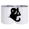 10 oz. White Stainless Steel Short Tumbler Thumbnail