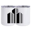 10 oz. White Stainless Steel Short Tumbler Thumbnail