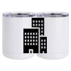 10 oz. White Stainless Steel Short Tumbler Thumbnail