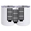 10 oz. White Stainless Steel Short Tumbler Thumbnail