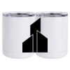10 oz. White Stainless Steel Short Tumbler Thumbnail