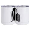 10 oz. White Stainless Steel Short Tumbler Thumbnail