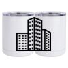 10 oz. White Stainless Steel Short Tumbler Thumbnail
