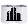 10 oz. White Stainless Steel Short Tumbler Thumbnail