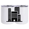 10 oz. White Stainless Steel Short Tumbler Thumbnail