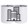 10 oz. White Stainless Steel Short Tumbler Thumbnail