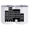 10 oz. White Stainless Steel Short Tumbler Thumbnail
