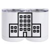 10 oz. White Stainless Steel Short Tumbler Thumbnail
