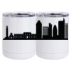 10 oz. White Stainless Steel Short Tumbler Thumbnail