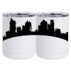 10 oz. White Stainless Steel Short Tumbler Thumbnail