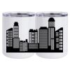10 oz. White Stainless Steel Short Tumbler Thumbnail