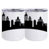 10 oz. White Stainless Steel Short Tumbler Thumbnail