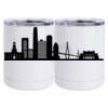 10 oz. White Stainless Steel Short Tumbler Thumbnail