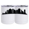 10 oz. White Stainless Steel Short Tumbler Thumbnail