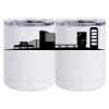10 oz. White Stainless Steel Short Tumbler Thumbnail
