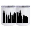 10 oz. White Stainless Steel Short Tumbler Thumbnail