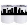 10 oz. White Stainless Steel Short Tumbler Thumbnail