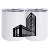 10 oz. White Stainless Steel Short Tumbler Thumbnail