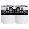 10 oz. White Stainless Steel Short Tumbler Thumbnail