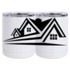 10 oz. White Stainless Steel Short Tumbler Thumbnail