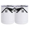 10 oz. White Stainless Steel Short Tumbler Thumbnail