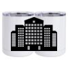 10 oz. White Stainless Steel Short Tumbler Thumbnail