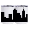 10 oz. White Stainless Steel Short Tumbler Thumbnail