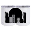 10 oz. White Stainless Steel Short Tumbler Thumbnail