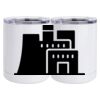 10 oz. White Stainless Steel Short Tumbler Thumbnail