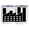 10 oz. White Stainless Steel Short Tumbler Thumbnail