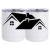 10 oz. White Stainless Steel Short Tumbler Thumbnail
