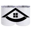 10 oz. White Stainless Steel Short Tumbler Thumbnail