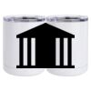 10 oz. White Stainless Steel Short Tumbler Thumbnail