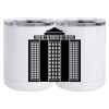 10 oz. White Stainless Steel Short Tumbler Thumbnail