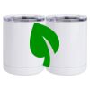 10 oz. White Stainless Steel Short Tumbler Thumbnail