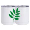 10 oz. White Stainless Steel Short Tumbler Thumbnail