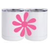 10 oz. White Stainless Steel Short Tumbler Thumbnail