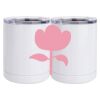10 oz. White Stainless Steel Short Tumbler Thumbnail