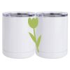 10 oz. White Stainless Steel Short Tumbler Thumbnail