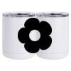 10 oz. White Stainless Steel Short Tumbler Thumbnail