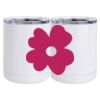 10 oz. White Stainless Steel Short Tumbler Thumbnail