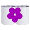 10 oz. White Stainless Steel Short Tumbler Thumbnail