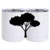 10 oz. White Stainless Steel Short Tumbler Thumbnail