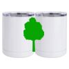 10 oz. White Stainless Steel Short Tumbler Thumbnail