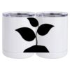10 oz. White Stainless Steel Short Tumbler Thumbnail