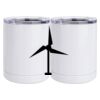 10 oz. White Stainless Steel Short Tumbler Thumbnail
