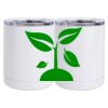 10 oz. White Stainless Steel Short Tumbler Thumbnail