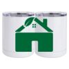 10 oz. White Stainless Steel Short Tumbler Thumbnail